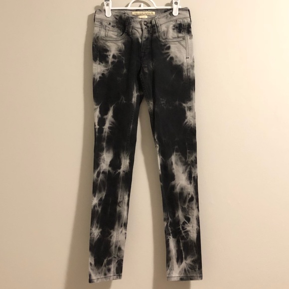 French Connection denim tie dye skinny jeans - Picture 2 of 11